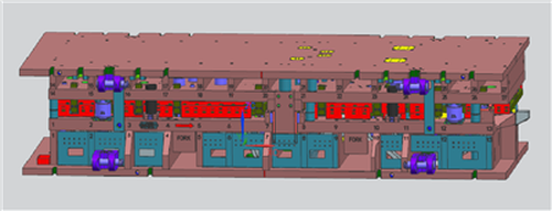 Designdetails für progressive Matrize